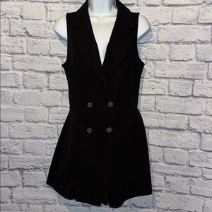 Trixxi Elegant Black Romper Size Small